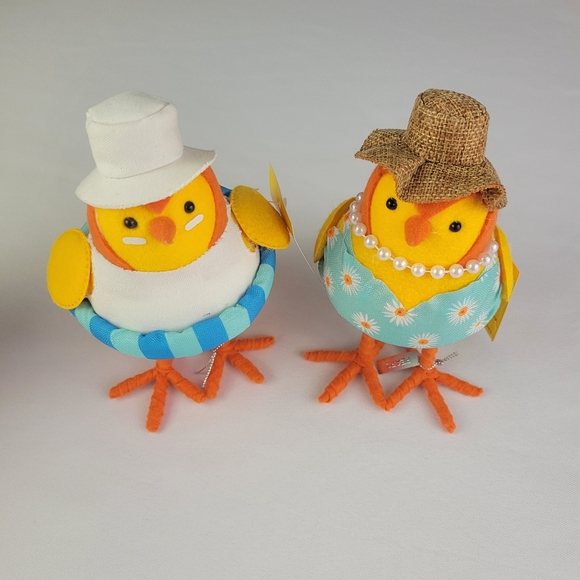 Target 2022 Sun Squad Summer Featherly Friend Birds Set 4 Pool July Swimsuit Hat - Picture 10 of 12